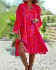 Vellana™ Boho Cotton Dress