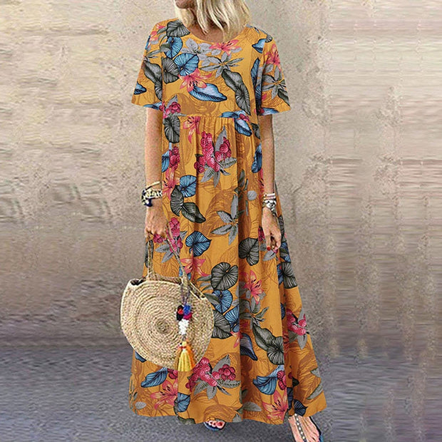 Rhea™ Cotton Maxi Dress