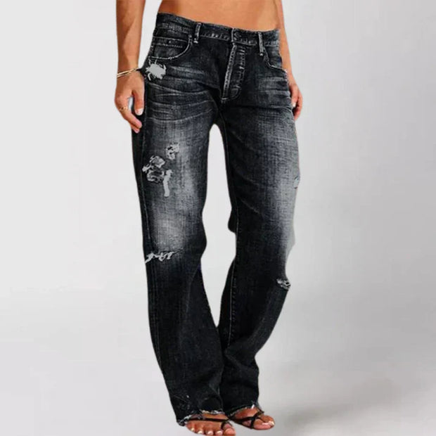 Adalia™ Elegant jeans with low waist