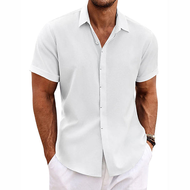 Oliver™ Cotton Linen Short Sleeve Shirt