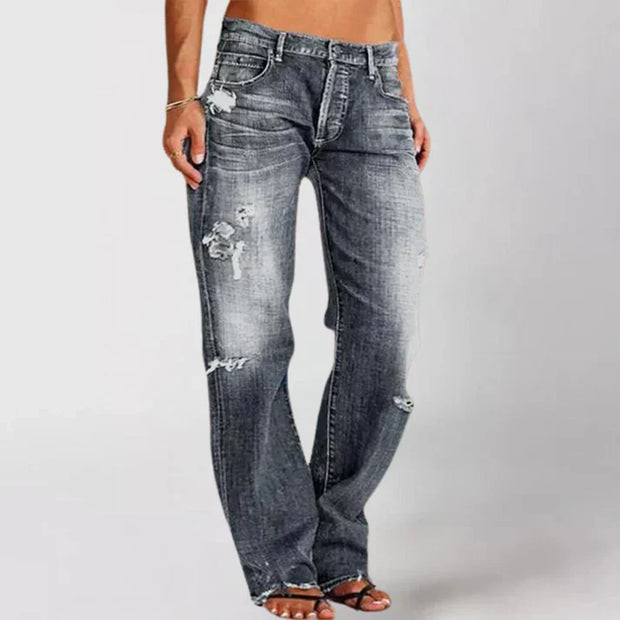 Adalia™ Elegant jeans with low waist