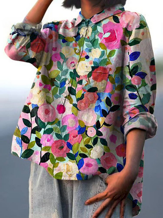 Evelyn™ | Elegant Floral Blouse