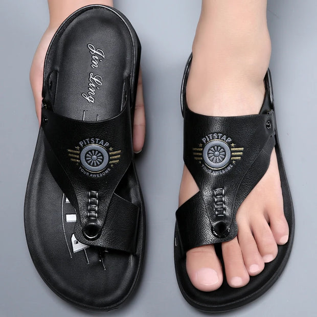 WILLIAMS - Dynamic Leather Sandals