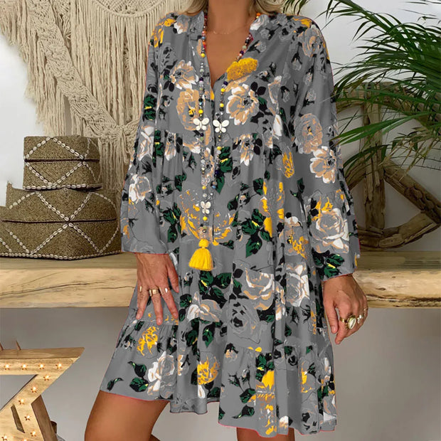 Ida™ Floral Print Boho Dress