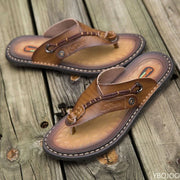 WILLIAM - Handcrafted Leather Flip-Flops