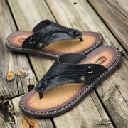 WILLIAM - Handcrafted Leather Flip-Flops