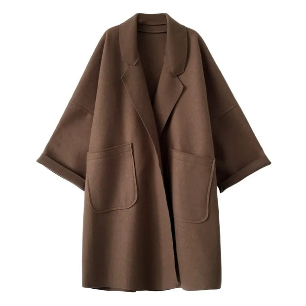 Matilda™ Elegant Oversized Woolen Trench Coat