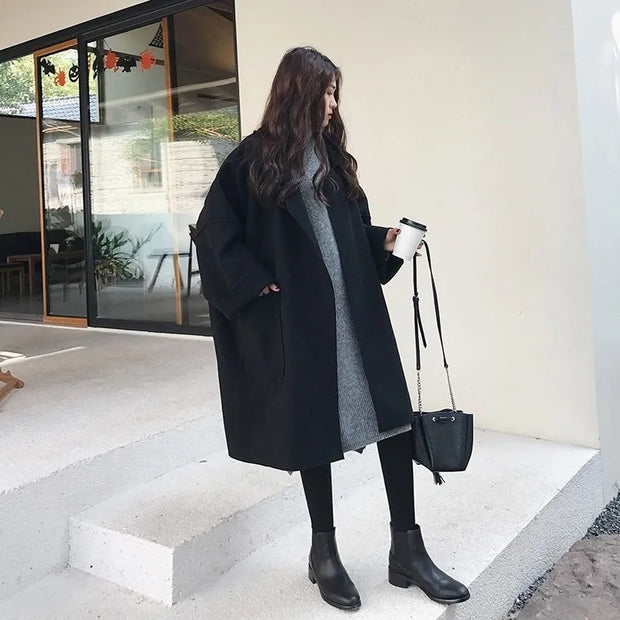 Matilda™ Elegant Oversized Woolen Trench Coat