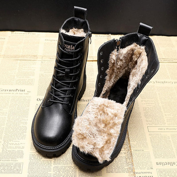 Bronte™ Winter boots in black leather