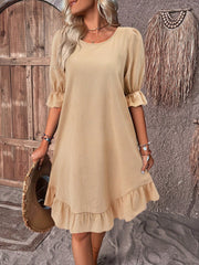 Zya™ Dress with puffed sleeves