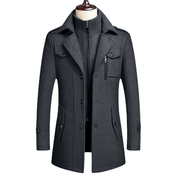 REMY-SINCLAIR™ Royal Virgin Wool Overcoat