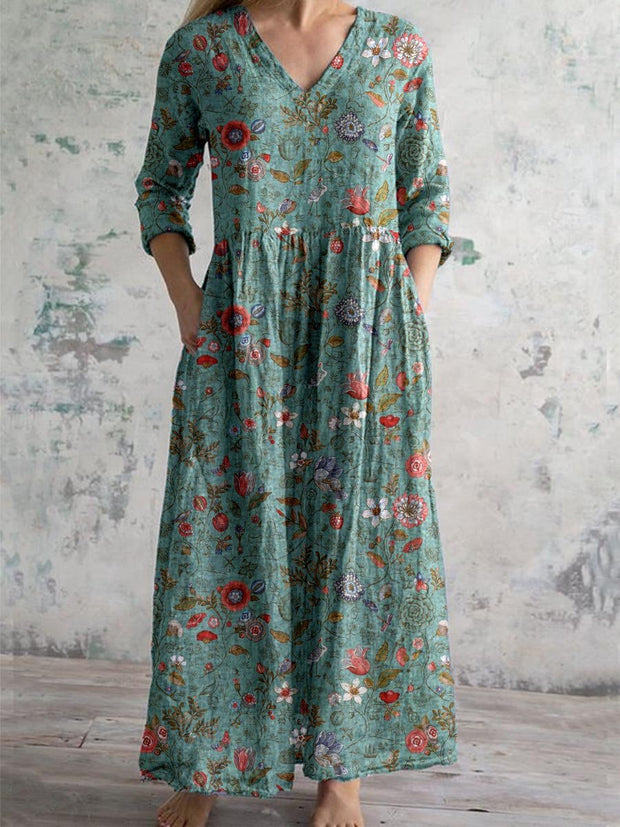 Elowen™ Elegant Floral Dress