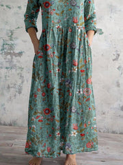 Elowen™ Elegant Floral Dress