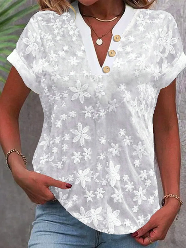 Kukka™ Embroidered Floral Shirt