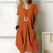 Hedda™ Stylish dress with tummy cover